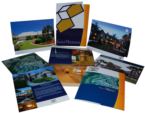Karlhaus produces professional, rich glossy brochures for our properties