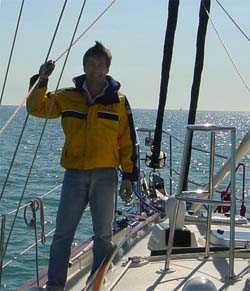 Carlos Bravo is an avid sailor as well as an accomplished pilot